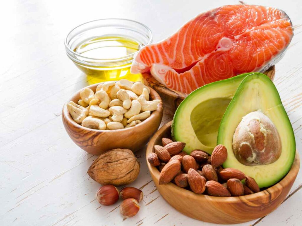 different types of healthy fats