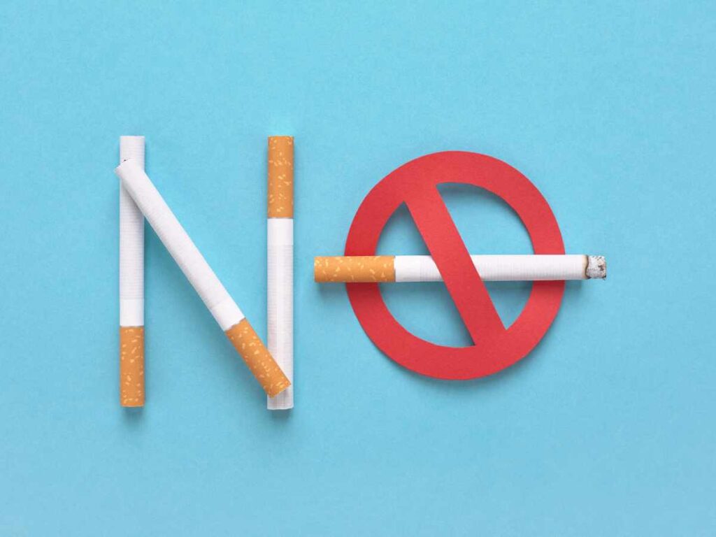 cigarettes making no for no smoking