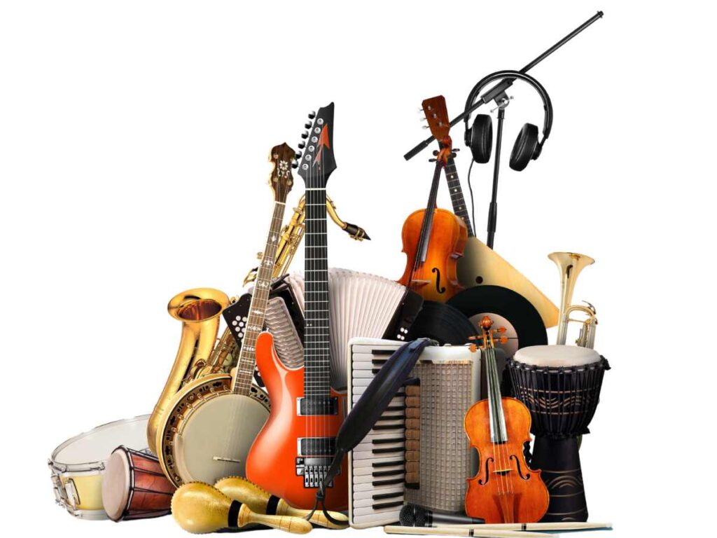 different types of musical instruments