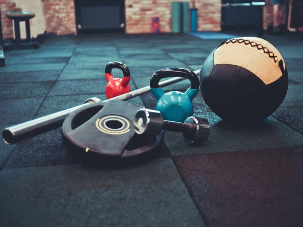 different gym equipment to do circuit training